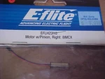 E-flite Helicopter Part EFLH2210 = Right Motor With Pinion: Bmcx. Fixed Price $9.00.