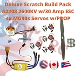 A2208 1800KV 2600KV 30A Esc 3S MG90S Mini Servos 6X4 Props Kit. Fixed Price $29.99.