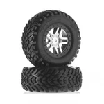 Traxxas 2.2" Glued Sct Split Spoke Chrome S1 Tire/wheel - Open Packaging. Fixed Price $14.00.
