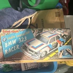 Radio Shack Bmw 323 Racer Remote Controlled Toy Car White Blue Red. Fixed Price $42.50.