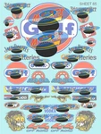 White Vinyl Sticker Gang Sheet 65-R/C Model Decals 1/12-1/10-RC10TMAXXF1TAMIYA. Fixed Price $14.99.