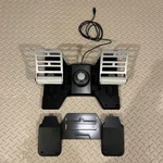 Saitek Pro Flight Combat Rudder Metal Pedals G0150101353 Model 43202 Madcatz. Fixed Price $174.99.