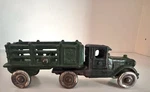 1930'S Ac Williams Cast Iron Truck W/trailer - Htf Very Good Must See. Fixed Price $79.99.