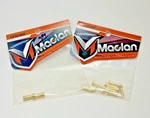 Maclan Lot 4052 Max Current 4MM & 4216 5MM Low Profile Gold Bullet Connectors. Fixed Price $10.00.