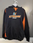 Team Xtreme Hockey Hoodie Mens 3XL Black Orange Game Pullover Sweatshirt. Fixed Price $17.80.