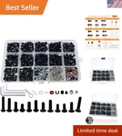 520PCS Universal Rc Kit Screws Assortment Set, Hardware Fasteners For T.... Fixed Price $23.86.