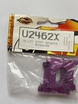 Schumacher Part #SCHU2462X Alloy Diff Mounts Purple - Mission. Fixed Price $16.00.