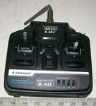 Helicopter System 2.4G 4-CHANNEL R/c Radio Transmitter For Helios. Fixed Price $12.95.
