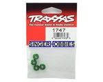 Traxxas 1747G Nuts Aluminum Flanged Serrated (4) : Green New Package -TRA1. Fixed Price $9.76.