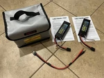 2X Common Sense Rc Lectron Pro 2S 7.4V 5200MAH 50C Lipo Batteries With Safe Bag. Fixed Price $34.99.