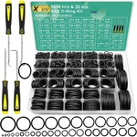 32 Size Sae Assortment Kit 1086 Pcs Standard Buna-n Rubber O'ring Set Wit. Fixed Price $37.09.