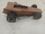 Vintage Cox Sandblaster Rail Buggy 049 Gas Engine Tether Car. Fixed Price $125.00.