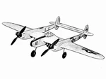 Sterling Lockheed P-38 Lightning 36" Rc Airplane Control Line Short Kit +. Fixed Price $141.92.