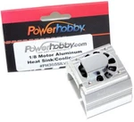 Powerhobby Aluminum Motor Heatsink Cooling Fan 1/8 Silver : Duratrax Onyx. Fixed Price $14.95.