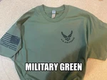 Air Force Military T-shirt Usaf Chest Logo 222. Fixed Price $16.95.