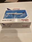Herpa Wings Egypt Air Boeing 777-200 #50640 -1:500 Old Store Stock New Mib. Fixed Price $25.00.