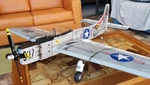 Midwest Model Airplane Plans (uc): Skyraider A-1E 48" Combat/stunt .29-.40. Fixed Price $16.00.