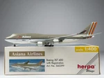 Asiana Airlines Boeing 747-400 1:400 Herpa HL7413 (560399). Fixed Price $72.99.