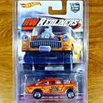 Hot Wheels Car Culture Hw Redliners '55 Chevy Bel Air Gasser Orange Real Riders. Fixed Price $14.98.
