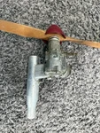 Vintage Model Airplane Engine W/ Wood Prop Top Flite 7145 Muffler Untested. Fixed Price $35.00.