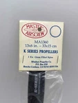 Master Airscrew K Series MA1360 13X6 In 33X15 Cm Nip. Fixed Price $12.00.