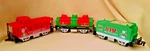 Rudolph Red Nosed Reindeer Train Cars 3 Island Misfit Toys Gauge 2017 Plastic. Fixed Price $29.99.