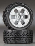Dromida Wheel/tire Assembled Mt 4.18 (2) DIDC1045. Fixed Price $8.99.