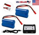 2PCS Li-ion Battery 7.4V 1500MAH W/ Jst Plug For Rc Car Boat Helicopter Mjx T10. Fixed Price $25.37.