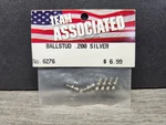 Team Associated 6276 .200 Silver New. Fixed Price $26.50.