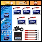 850MAH 3.7V Lipo Battery With Jst Plug & X5 Charger For Rc Quadcopter Drone. Fixed Price $43.99.