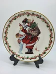 Vtg 1988 Gorham Christmas Hug Plate Limited Collectors Edition Leyendecker 5263. Fixed Price $14.99.