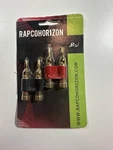 2 Pack Rapco Horizon Mdp Dual Banana Plug Connector Black & Red New. Fixed Price $7.50.