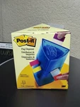 Nos 3M Post-it Dispenser Only Great Organizer Holds All Sized Flags. Fixed Price $8.54.