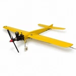 Vintage Yellow Control Line 23 X13 Airplane Cox Style Glow Engine Model Aircraft. Fixed Price $89.00.