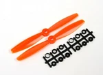 Gemfan 6040 Bullnose Polycarbonate Propellers (cw/ccw) Orange (2 Pair). Fixed Price $6.99.