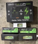 1 Lot Of Ecopower Batteries And One Battery/charger Combo Pack. Fixed Price $125.00.