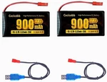 3.7V Lipo Battery 900MAH Rechargeable With Jst Plug For Mjx Syma Holy Stone Sky. Fixed Price $26.11.