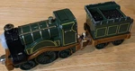 Thomas The Tank Engine Emily With Tender Mattel 2010 Needs Batteries. Fixed Price $7.24.
