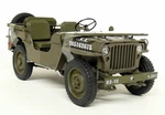 Welly 1/18 - Jeep Willy's Military Vehicle Top Down 1941 Diecast Model Car. Fixed Price $107.21.