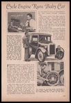 1929 Martin Dart Pictorial Cycle Engine Runs Baby Prototype Microcar. Fixed Price $12.99.