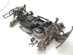 Tlr Team Losi Racing Ten-scte 1/10 4X4 Short Course Truck Roller Slider Chassis. Fixed Price $199.99.