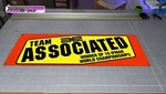 Team Associated 3 Retro Style Track Banner RC10 Old School Racing Buggy Truck Ae. Fixed Price $22.99.