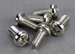 Traxxas 2558 - Roundhead Machine Phillips Screws, 3X6MM (6). Fixed Price $6.72.