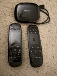 Logitech Harmony Ultimate One (2) Remotes Control System N-R0007 W/ Hub O-R0004. Fixed Price $125.00.