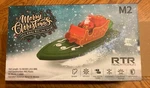 2.4 Ghz Remote Control 10" Santa Water Jet Ski Sleigh Lake Pond Toy -usb Charge. Fixed Price $14.99.