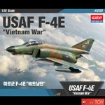 Academy 1/32 Usaf F-4E "vietnam War" Phantom Aircraft Plastic Model Kit #12133. Fixed Price $99.44.