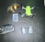 Dji Spark Drone Bundle Parts Only - 2 Faulty Batterys, Controller, Charging Dock. Fixed Price $116.25.
