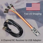 Car Receiver To Usb Joystick Adapter - 4 Channel Works With Vrc Pro. Fixed Price $32.95.