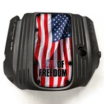 5.7L Engine Cover Inlay - Freedom Flag Design/custom. Fixed Price $245.00.