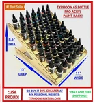 Typhoon 65 Bottle Pro Acrylic Paint Rack, Monument Hobbies, Hobby Storage. Fixed Price $41.50.